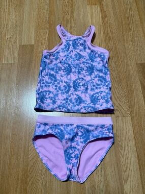 Athleta girl free spirit tankini top and bikini bottoms 8-10